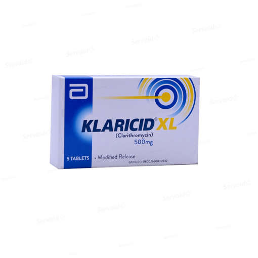 Picture of Klaricid Xl 500mg Tab 5x1s